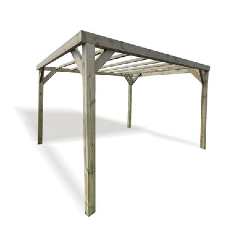 Image of Churnet Valley Garden Furniture Ltd Heavy Duty Garden Pergola - L240 X W240 X H230 Cm - Minimal Assembly Required