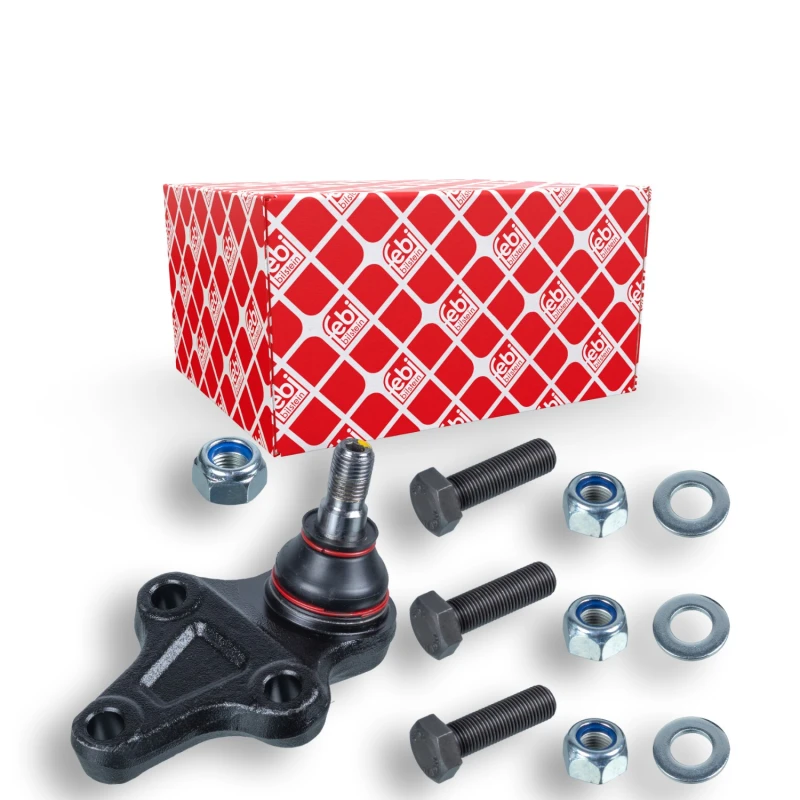 Image of FEBI BILSTEIN 42277 Ball joint Front Axle Right, with washers Support-/Steering Link (2462)