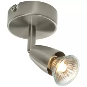 Image of Amalfi - 1 Light Spotlight Satin Nickel, GU10 - Endon