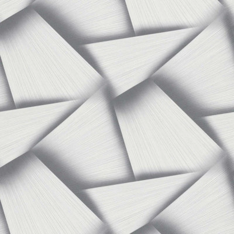Image of Erismann Wallpaper Erismann Pose Striking Geometric Textured Grey Vinyl Wallpaper Grey