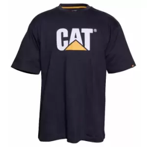 image of Caterpillar Mens TM Logo Short Sleeve T-Shirt (3XL) (Black)