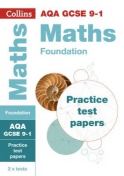 Image of AQA GCSE 9-1 maths foundation practice test papers by