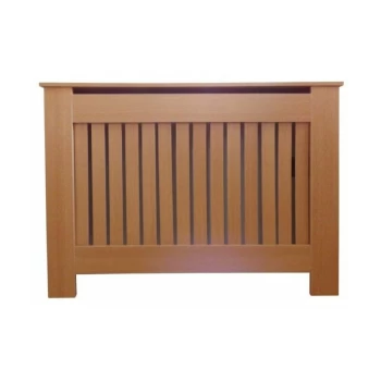 image of Jack Stonehouse - Vertical Slat Oak Radiator Cover - Small - Oak