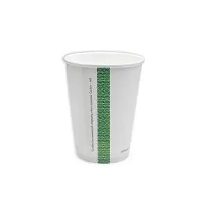 image of Vegware Hot Cup 12oz Single Wall White Pack of 1000 LV-12 VG92023