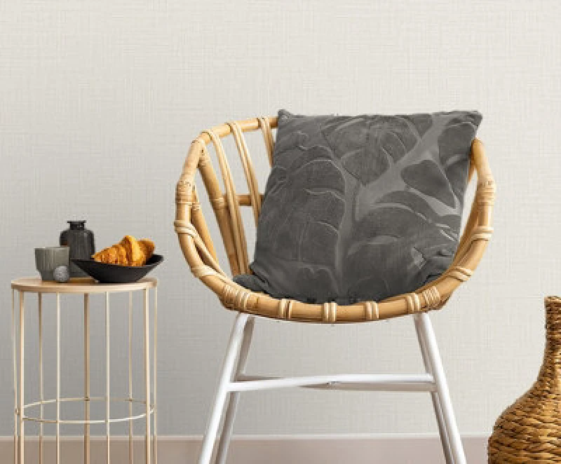 Image of Belgravia Decor Belgravia Decor Zambaiti Parati Marrakech Small Weave Greige Wallpaper Grey