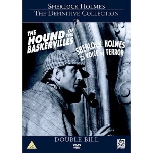 Image of Sherlock Holmes: The Hound of the Baskervilles/Voice of Terror 1942 DVD