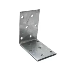 image of Moderix Heavy Duty Zinc Plated Reinforced Corner Angle Bracket - Size 60 x 60 x