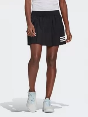 image of adidas Club Tennis Pleated Skirt, White/Grey Size M Women