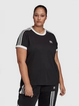 Image of adidas Originals 3 Stripe Tee - Plus Size