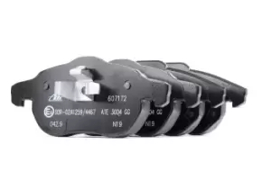 Image of ATE Brake pad set OPEL,FIAT,SAAB 13.0460-7172.2 71772211,77363604,77364224 1605088,1605094,1605095,1605098,1605113,1605136,1605137,1605139,1605282