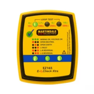 image of Martindale EZ165 Advanced Socket & Non-Trip Earth Loop Tester