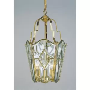 Image of Impex Alicante 4 Light Brass Indoor Lantern