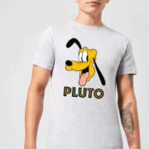 Image of Disney Mickey Mouse Pluto Face T-Shirt - Grey - 3XL