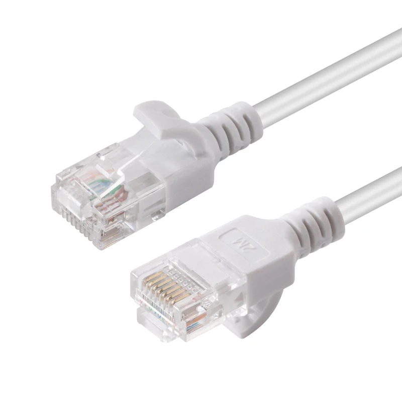 Image of Microconnect V-UTP6005W-SLIM networking cable White 0.5 m Cat6 U/UTP (