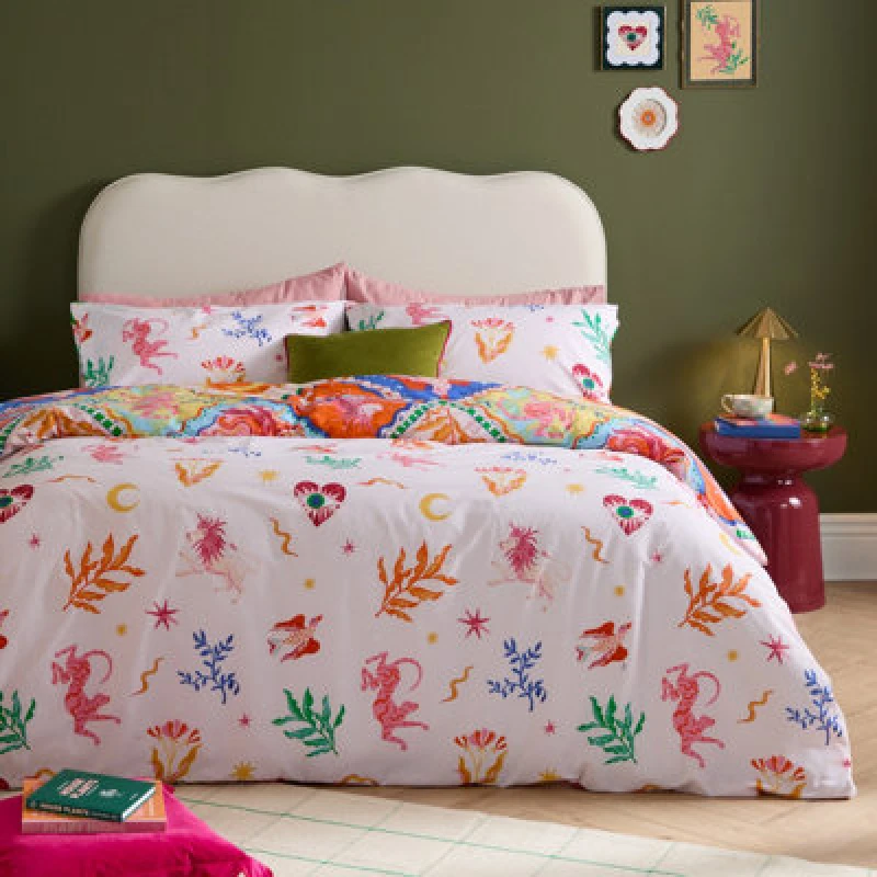 Image of furn. Furn Seraphine Reversible Duvet Cover Set