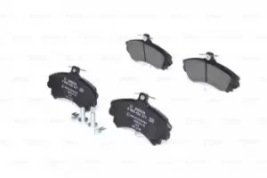 Image of Bosch 0986424371 BP182 Brake Pad Set Disc Brake Front Axle
