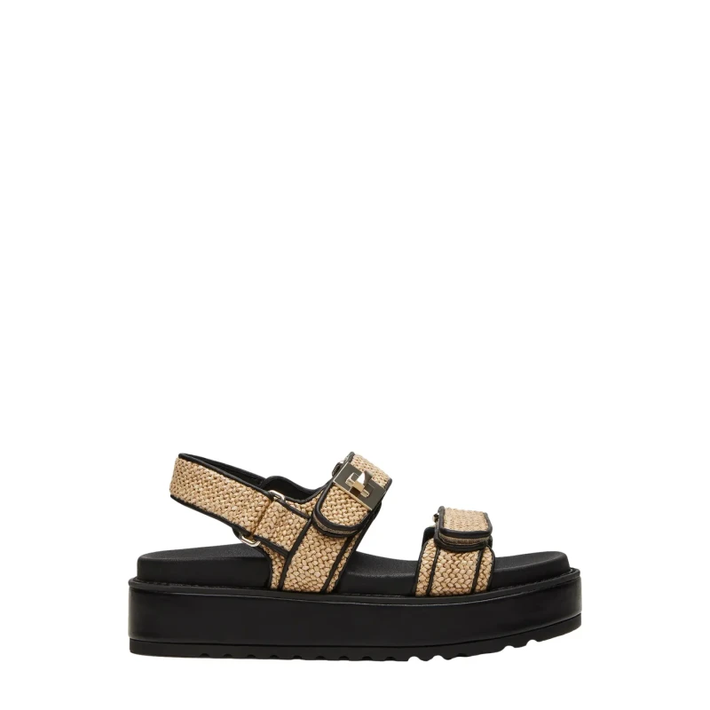 Image of Steve Madden Womens wedge sandals Steve Madden Bigmona Noir Female 37
