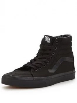 image of Vans SK8-Hi, Black, Size 3, Women