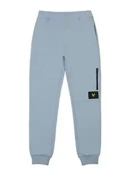 Image of Lyle & Scott Boys Zip Pocket Joggers - Celestial Blue, Celestial Blue, Size 10-11 Years