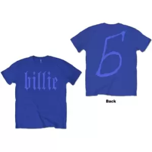 Image of Billie Eilish - Billie 5 Unisex XX-Large T-Shirt - Blue