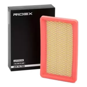 Image of RIDEX Air filter Filter Insert 8A0344 Engine air filter,Engine filter MAZDA,MX-5 I (NA),FAMILIA IV (BF),323 C IV (BG),626 III Hatchback (GD)