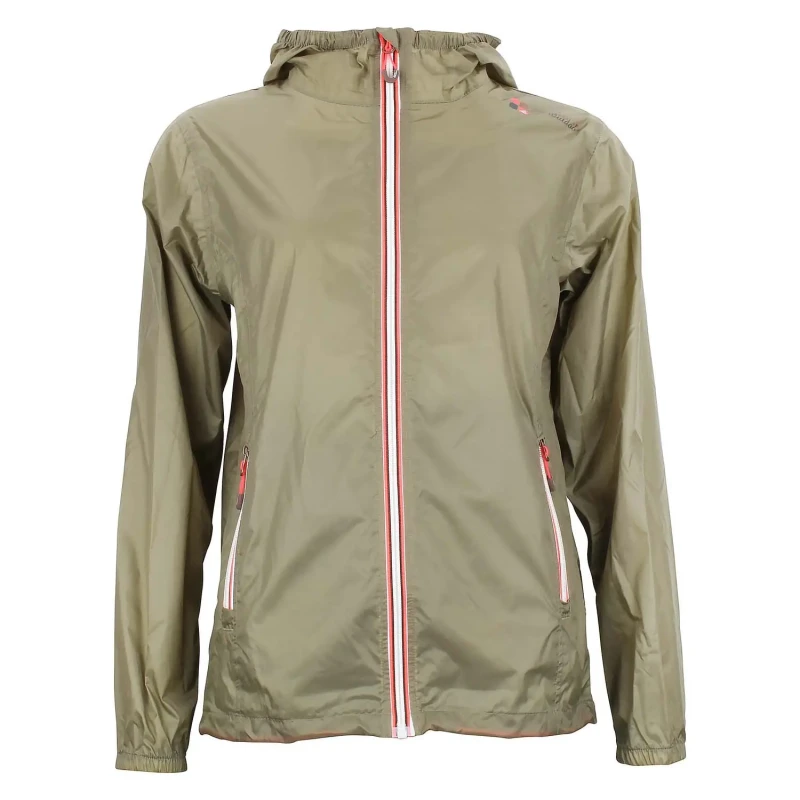 Image of Peak Mountain Girl's waterproof jacket Peak Mountain Garanew Gris Female 16 ans GARANEW/FL/TAUPE