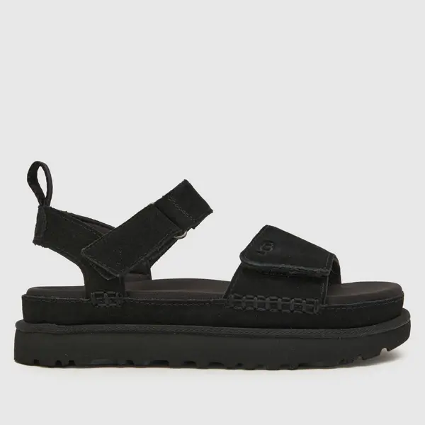 Image of UGG goldenstar sandals in Black UK 5