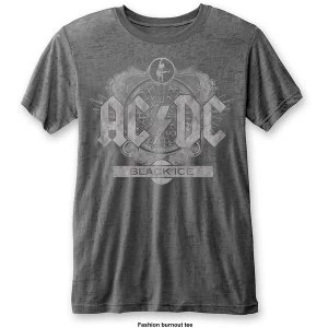 image of AC/DC - Black Ice Unisex Small T-Shirt - Grey