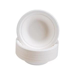 Image of Rigid Biodegradable Microwaveable 12oz Bowl 1 x Pack of 50