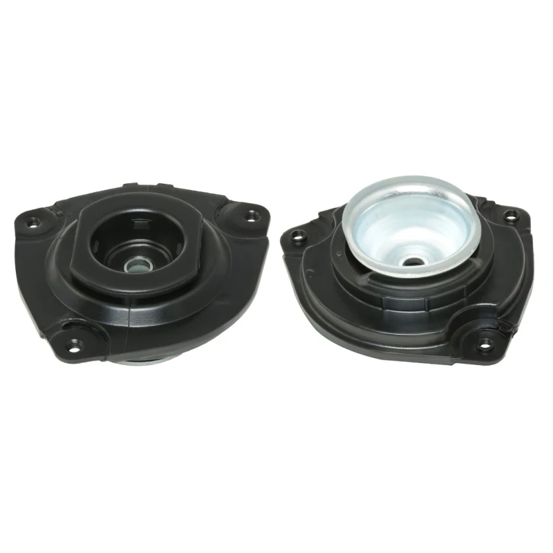 Image of RIDEX 1180S1144 Top strut mount Front axle both sides, without rolling bearing Elastomer Suspension Strut Support Bearing (1180)