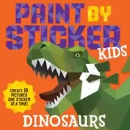 Image of paint by sticker kids dinosaurs create 10 pictures one sticker at a time