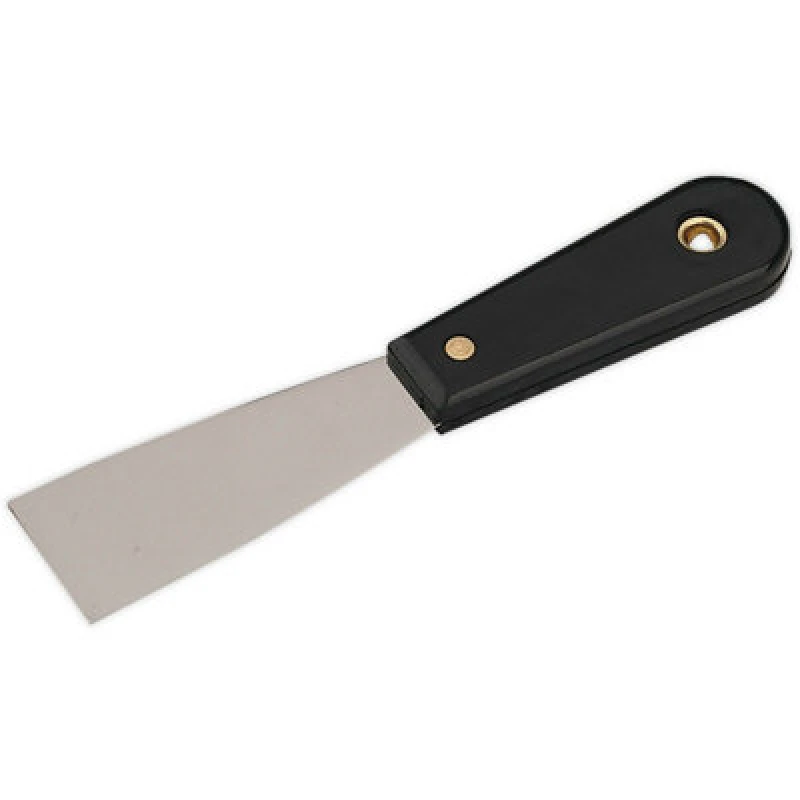 Image of Loops 40mm Rigid Scraper - Chrome Plated Steel Blade - Composite Handle - Hanging Hole Metallics