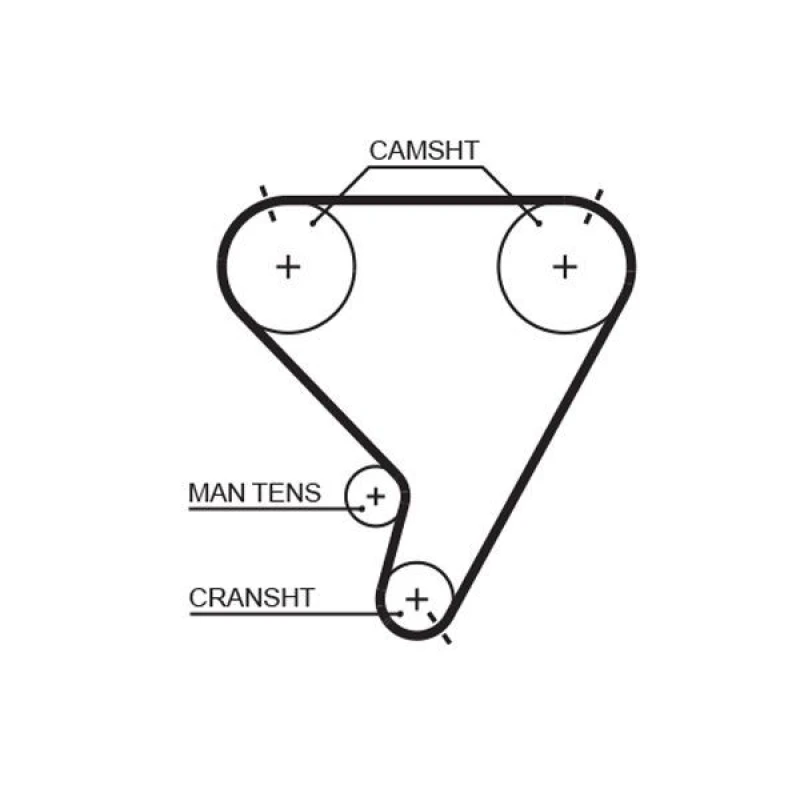 Image of GATES Timing Belt GATES 5448XS