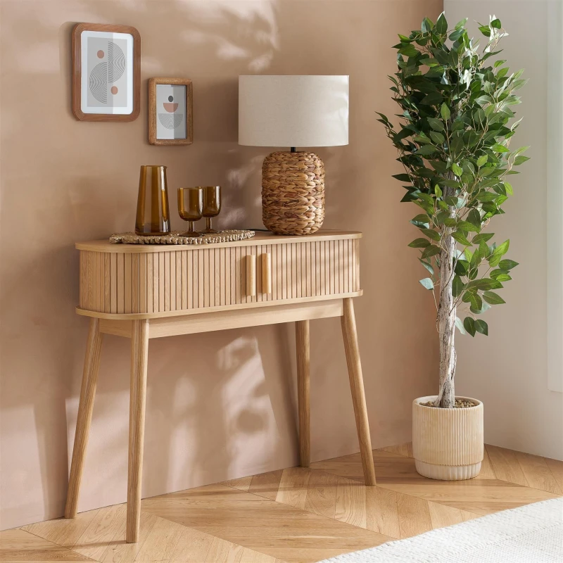 Image of Birlea Axel Black Storage Console Table