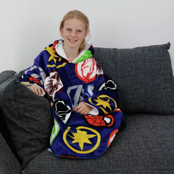 Image of Disney Marvel The Avengers Hooded Blanket - Medium