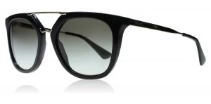 image of Prada 13QS Sunglasses Black / Gold 1AB0A7