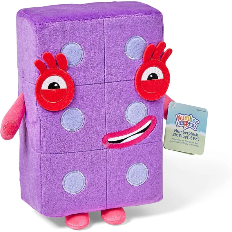 Image of Numberblocks Playful Pals Plush 6 1021984
