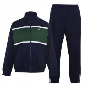 Lacoste Stripe Tracksuit - Navy/Green A41