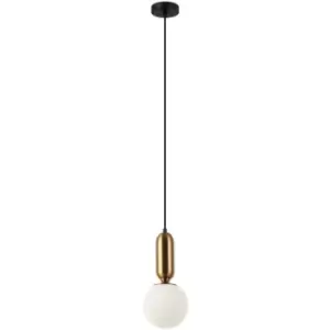 Netlighting Aldeva Modern 1 Light Globe Pendant Ceiling Light, E27 - ITLPND-0234