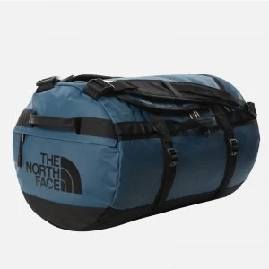 image of The North Face Base Camp Small Duffel Bag - Monterey Blue/TNF Black