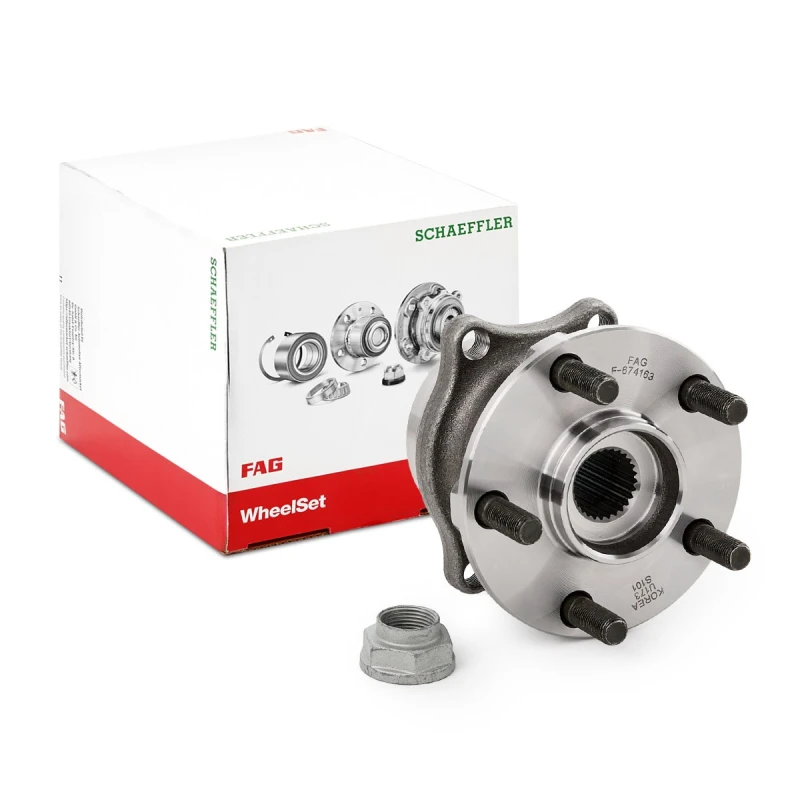 Image of FAG 713 6222 10 Wheel bearing kit Photo corresponds to scope of supply, with ABS sensor ring Wheel Bearing Kit (654)