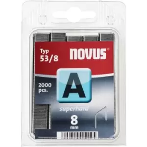 image of Type 53 fine wire staples 2000 pc(s) Novus 106442000 Dimensions (L x W) 8mm x 11.3 mm