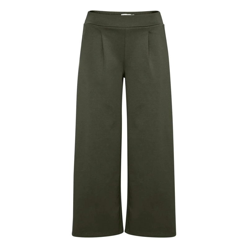 Image of Ichi Womens wide-leg Trousers Ichi Kate Vert Female L