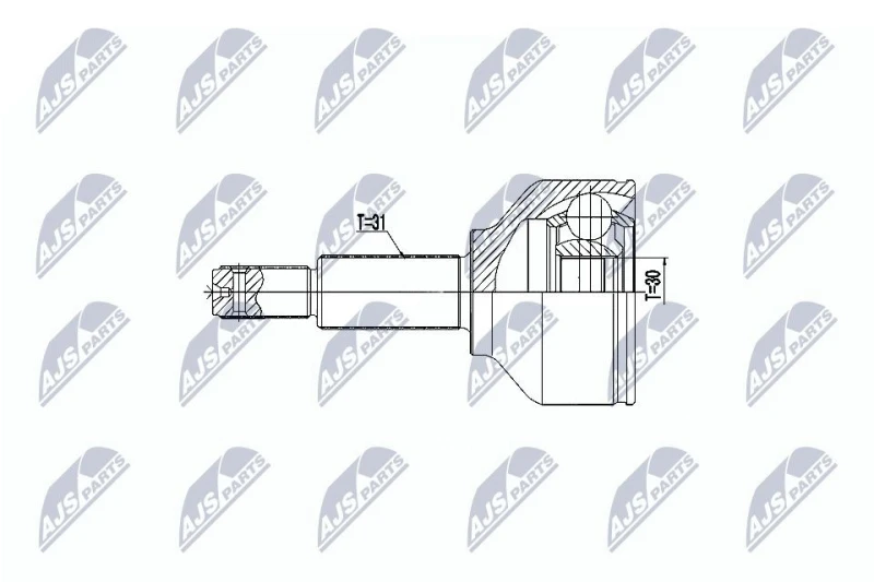 Image of NTY CV joint kit NTY NPZ-FR-053