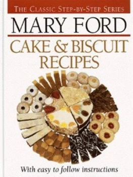 Image of Cake and Biscuit Recipes by Mary Ford Paperback