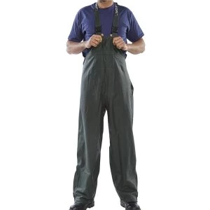 Image of Bdri Weatherproof Large Super B Dri Protective Trousers and Bib Olive Green
