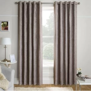 Image of Julian Charles Thermal Dim Out Curtains - Silver