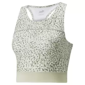 Image of Puma High Shine Crop Top Womens - Green