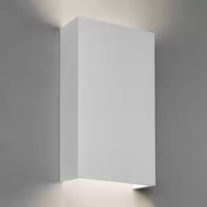 image of Rio LED 2 Light Large Wall Light Plaster