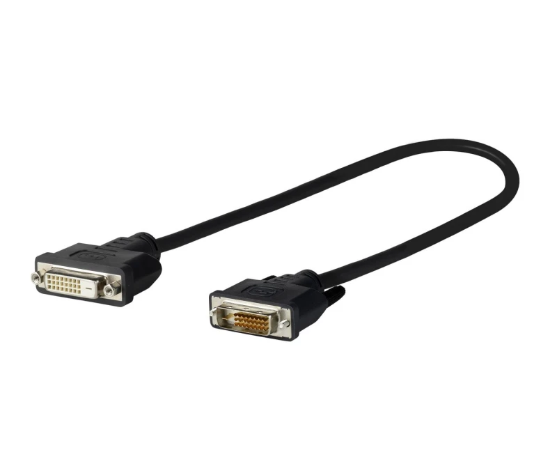 Image of Vivolink PRODVIADAPDVI DVI cable 0.2 m DVI-D Black